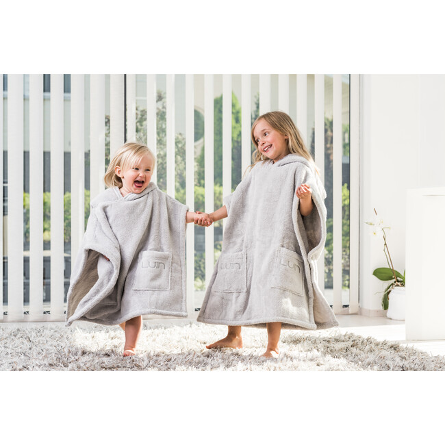 Poncho Towel, Pearl Grey - Towels - 6