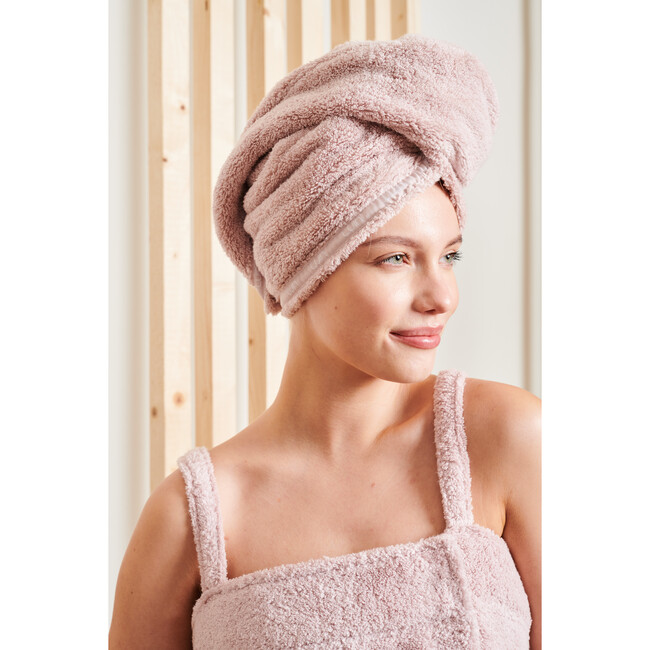 Hair Towel, Dusty Rose