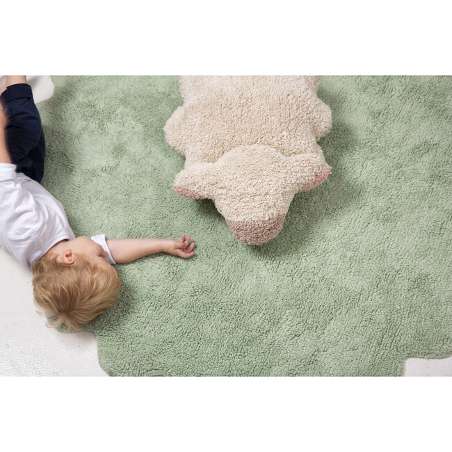 Puffy Washable Rug, Sheep - Rugs - 7