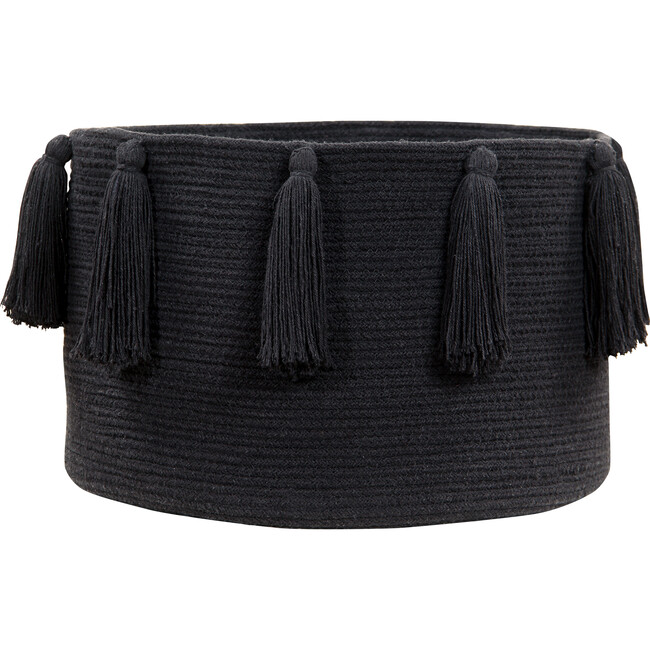 Tassels Basket, Black