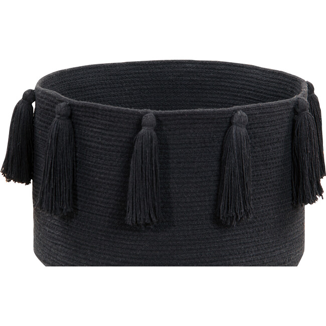 Tassels Basket, Black