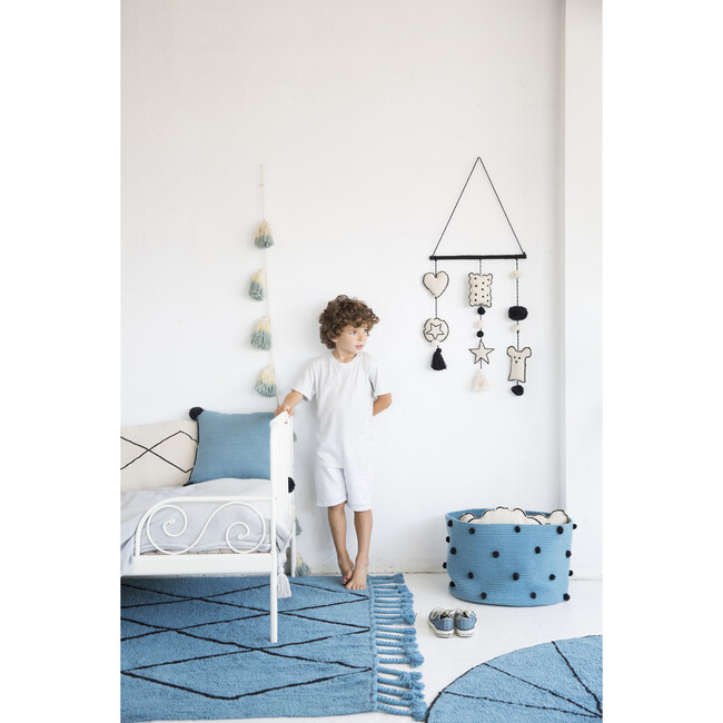Tie-Dye Tassel Garland, Vintage Blue - Wall Décor - 3