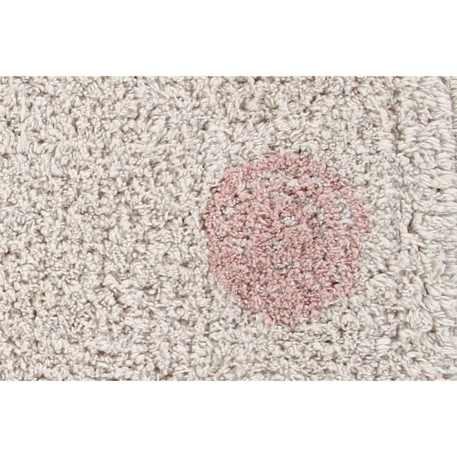 Hippy Dots Washable Rug, Natural/Vintage Nude - Rugs - 5