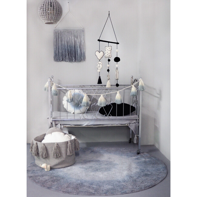 Tie-Dye Tassel Garland, Vintage Blue - Wall Décor - 5
