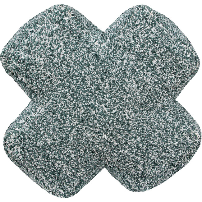 Plus Washable Floor Cushion, Blue - Decorative Pillows - 1
