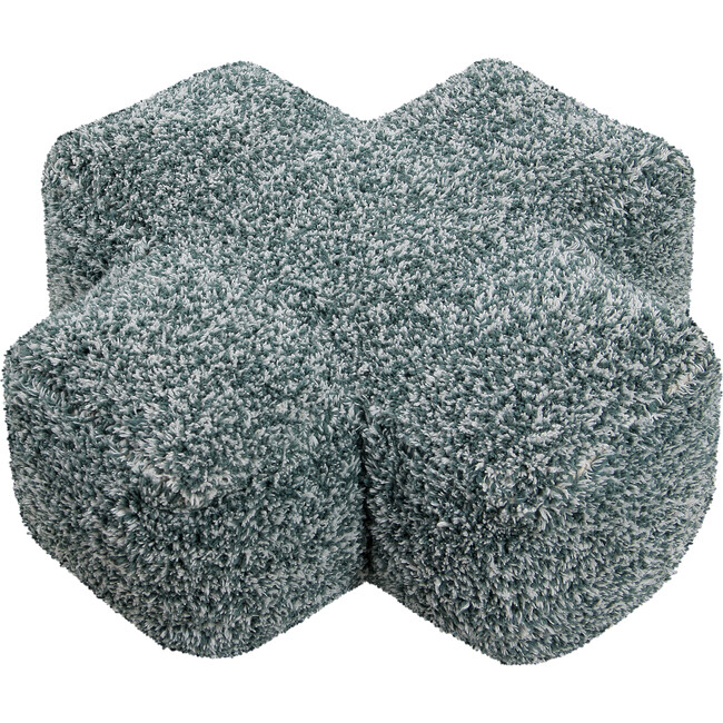 Plus Washable Floor Cushion, Blue - Decorative Pillows - 3
