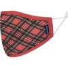 Assorted 8-Pack Holiday Face Masks, Red Plaid - Face Masks - 2