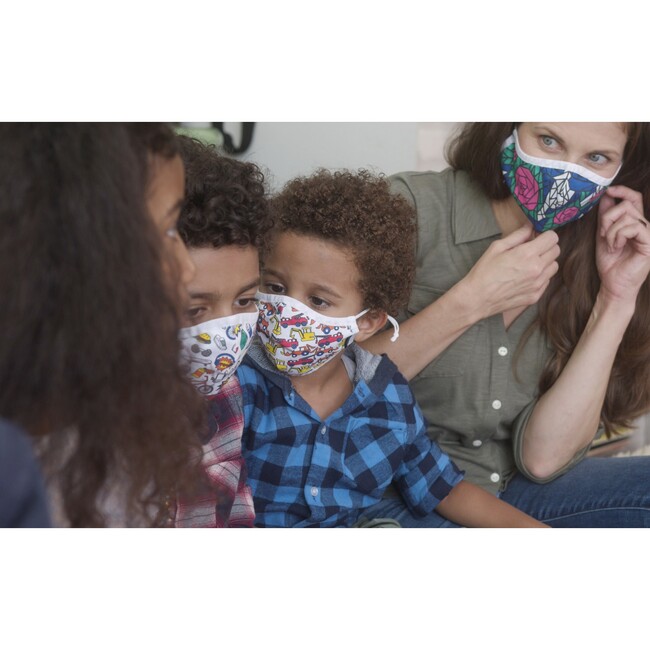 Boys 4-Pack Coloring Youth Face Masks, Sports - Face Masks - 9
