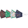 4-Pack Child Holiday Face Masks, Dinos & Trees - Face Masks - 1 - thumbnail