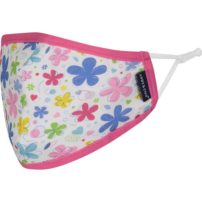 Girls 4-Pack Child Face Masks, Hot Pink - Face Masks - 2