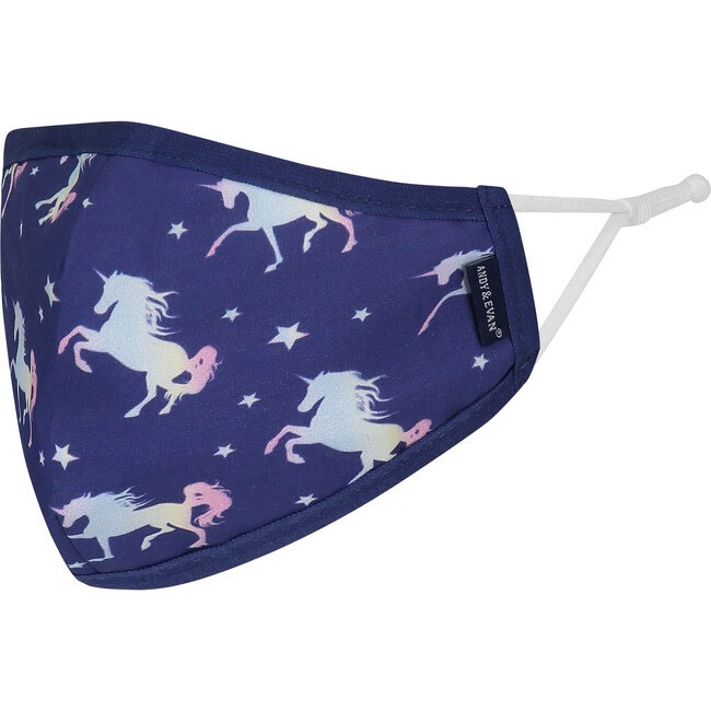 Girls 4-Pack Child Face Masks, Purple Animals - Face Masks - 3