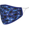 Boys 4-Pack Child Face Masks, Navy Prints - Face Masks - 2