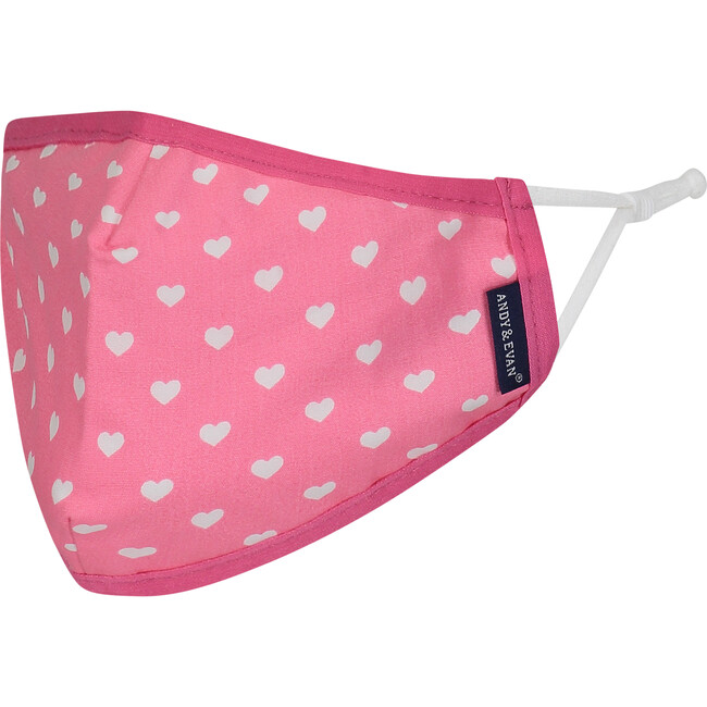 Girls 4-Pack Child Face Masks, Hot Pink - Face Masks - 5