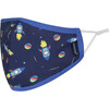 Boys 4-Pack Child Face Masks, Navy Prints - Face Masks - 4