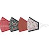 4-Pack Adult Holiday Face Masks, Flower Patterns - Face Masks - 1 - thumbnail