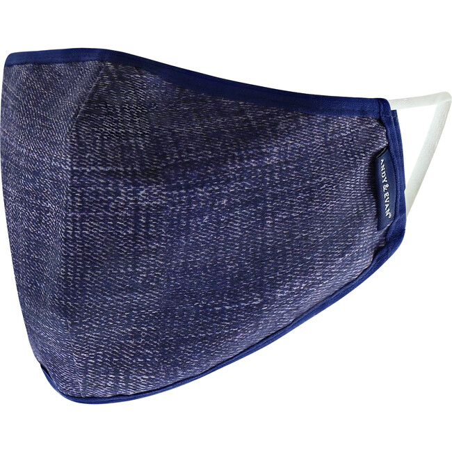 Boys 4-Pack Youth Face Masks, Navy - Face Masks - 4