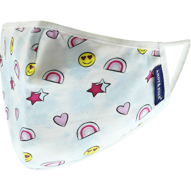 Girls 4-Pack Child Face Masks, Pink Prints - Face Masks - 4