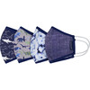 Boys 4-Pack Child Face Masks, Blue - Face Masks - 1 - thumbnail
