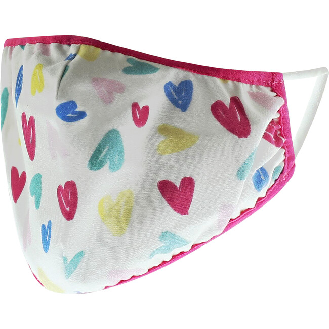 Girls 4-Pack Child Face Masks, Pink Prints - Face Masks - 5