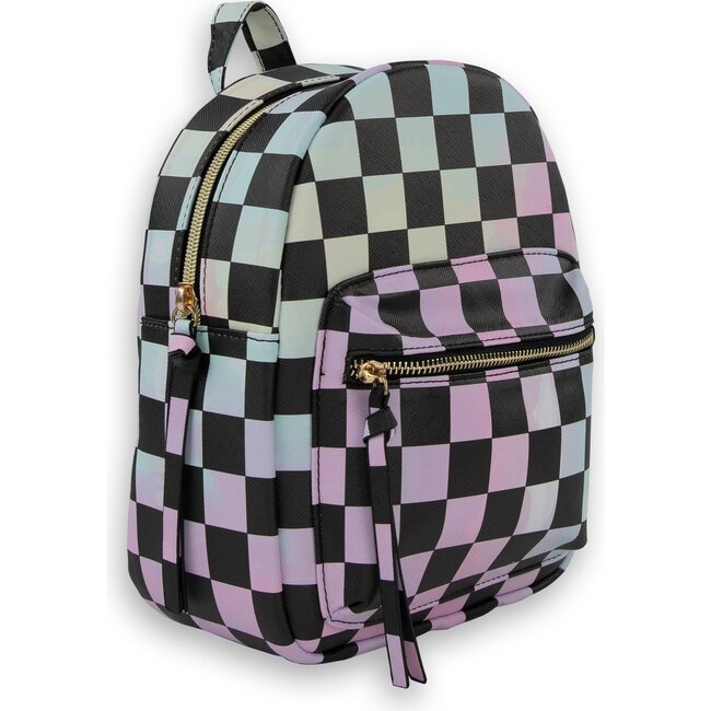 Winnie Mini Backpack, Checker