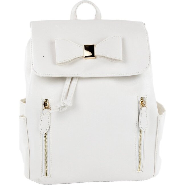 Tallulah Backpack, White - Bags - 1