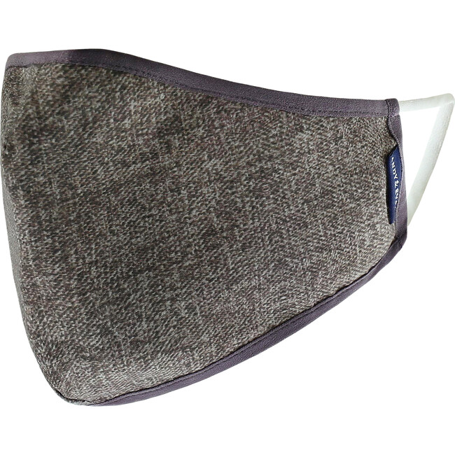 Mens 4-Pack Face Masks, Grey - Face Masks - 5