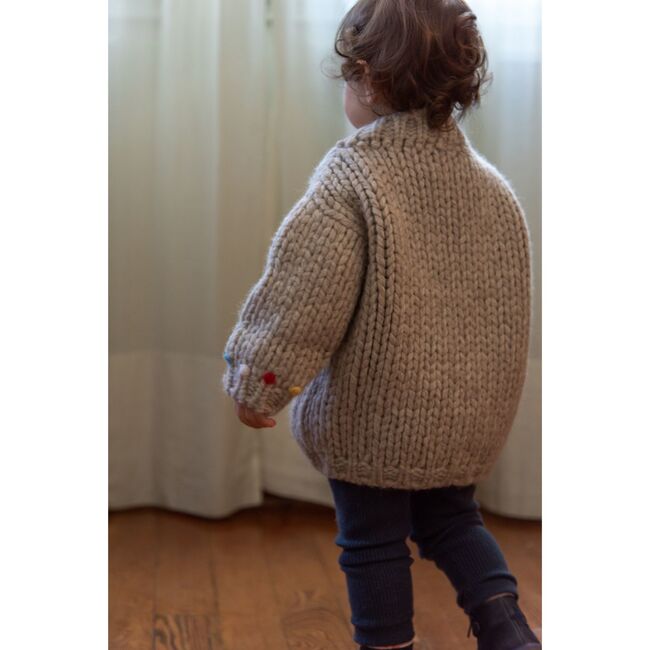 Exclusive Cardigan, Écru Chiaro - Cardigans - 4