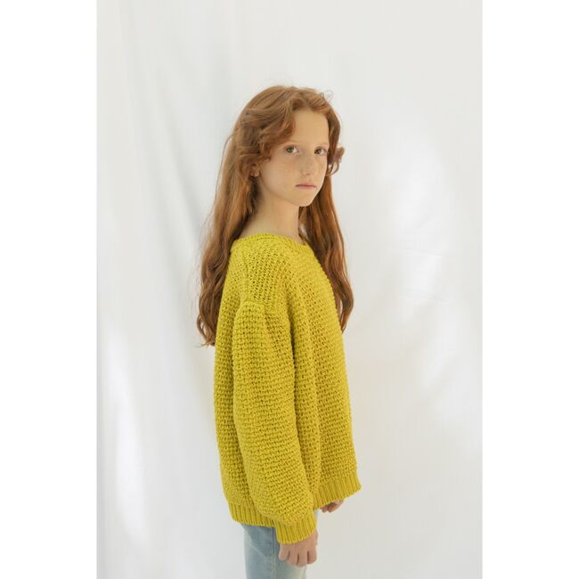 Organic Cotton Sweater, Golden Yellow