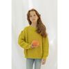 Organic Cotton Sweater, Golden Yellow - Sweaters - 3 - thumbnail
