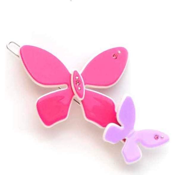 Acrylic Butterfly Clip, Pink