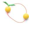 Bubbles Hair Tie, Yellow - Hair Accessories - 1 - thumbnail