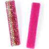 Velvet Glitter Duo, Pink - Hair Accessories - 1 - thumbnail