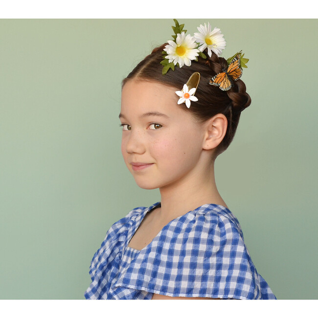 Daisy Clip, Gold - Hair Accessories - 2