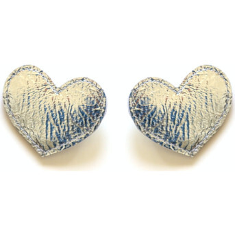 Big Heart Clips, Silver - Hair Accessories - 1
