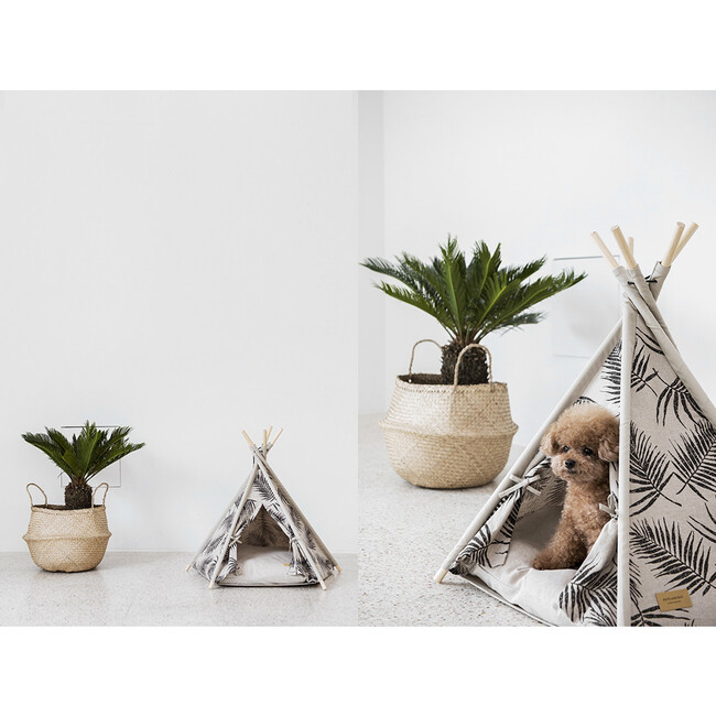 Pet Tent, Leaf Natural - Pet Beds - 4