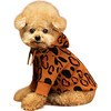 Animal Print Dog Hoodie, Brown - Dog Clothes - 1 - thumbnail