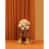 Animal Print Dog Hoodie, Brown - Dog Clothes - 3 - thumbnail