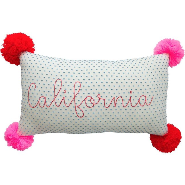 California Pillow, Blue - Pillows - 2