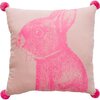 Bunny Pillow, Pink - Pillows - 1 - thumbnail