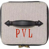 Monogrammable Mini See-All Vanity Case, Domino Black - Bags - 2