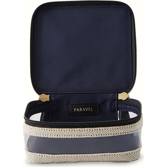 Monogrammable Mini See-All Vanity Case, Domino Black - Bags - 3