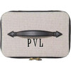 Monogrammable See-All Vanity Case, Domino Black - Bags - 2 - thumbnail