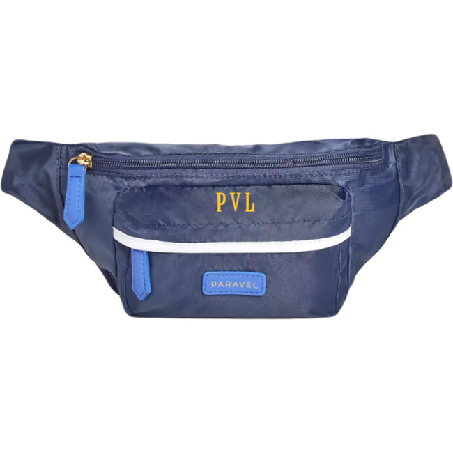 Monogrammable Fold-Up Belt Bag, Scuba Navy