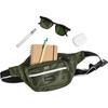 Monogrammable Fold-Up Belt Bag, Safari Green - Bags - 2