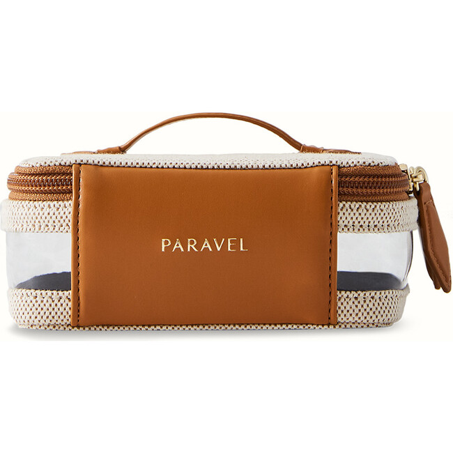 Monogrammable Mini See-All Vanity Case, Scout Tan - Bags - 4