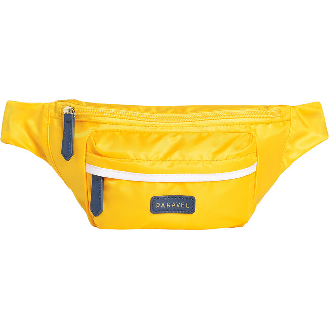 Monogrammable Fold-Up Belt Bag, Canyon Yellow