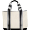 Monogrammable Cabana Tote, Domino - Bags - 5