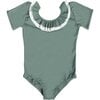 Carlotta Swimsuit, Sage Green/Ivory - One Pieces - 1 - thumbnail