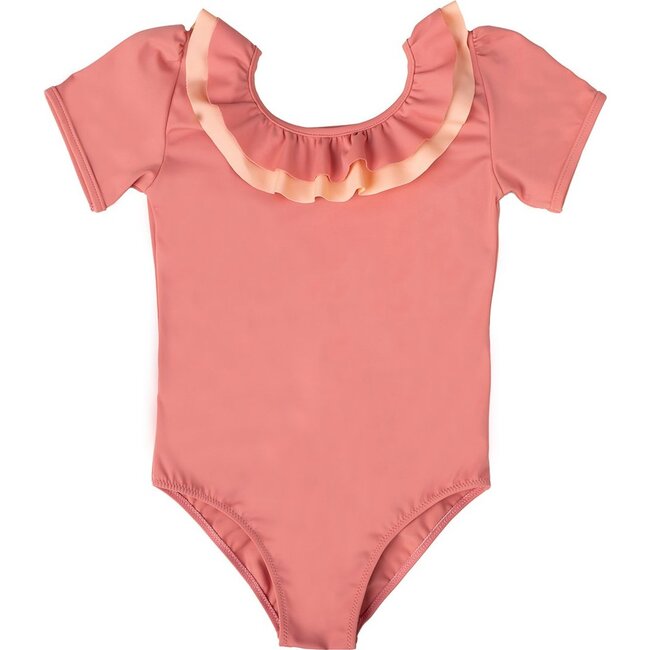 Carlotta Swimsuit, Coral/Peach Pink