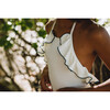 Linda One Piece, Ivory/Teal - One Pieces - 2